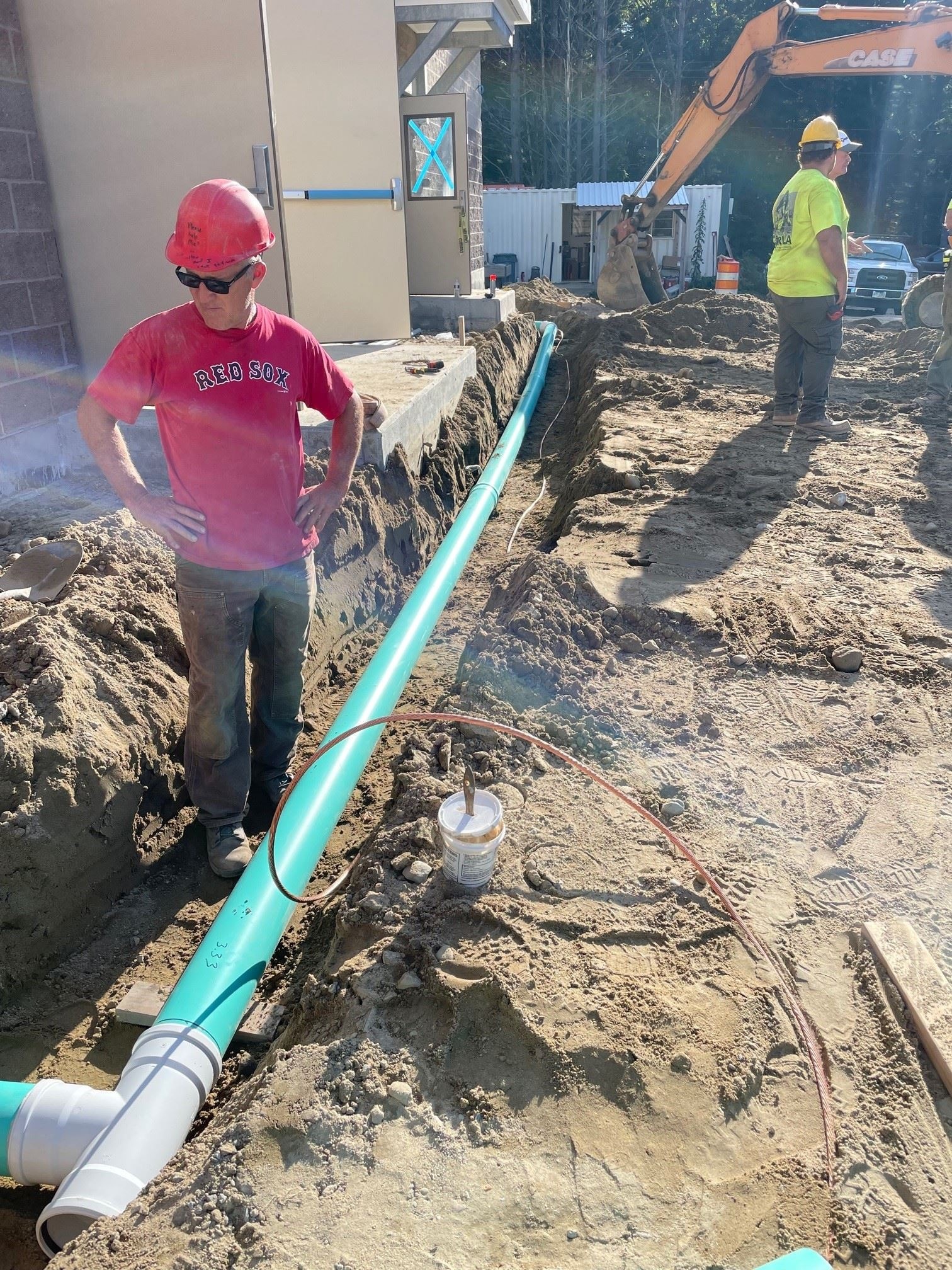 Installation of Roof Drain Pipe